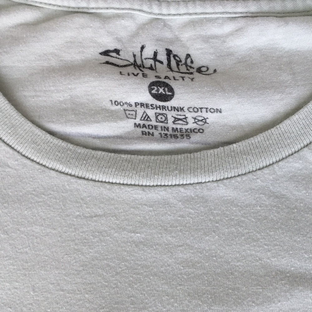 Salt Life Mint Green Short Sleeve Pocket Tee - Picture 3 of 6